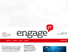 Tablet Screenshot of engagepr.co.uk